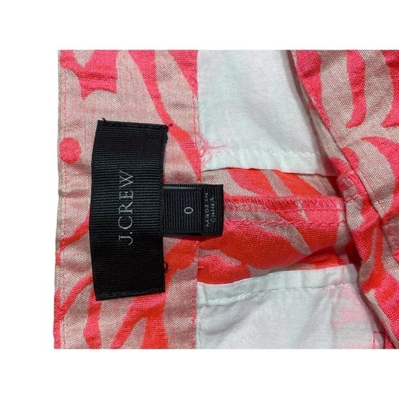 J.Crew Women's floral/tropical print shorts. Pockets & Side zipper. size 0 - Picture 2 of 4